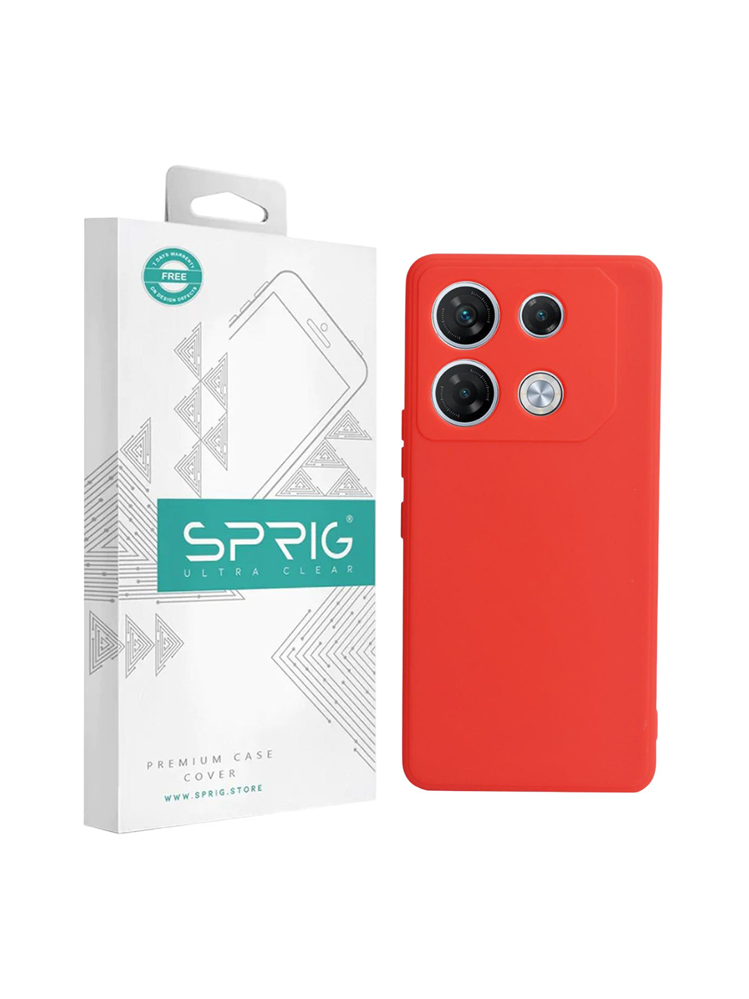 SPRIG Infinix GT 10 Pro TPU Matte Back Cover