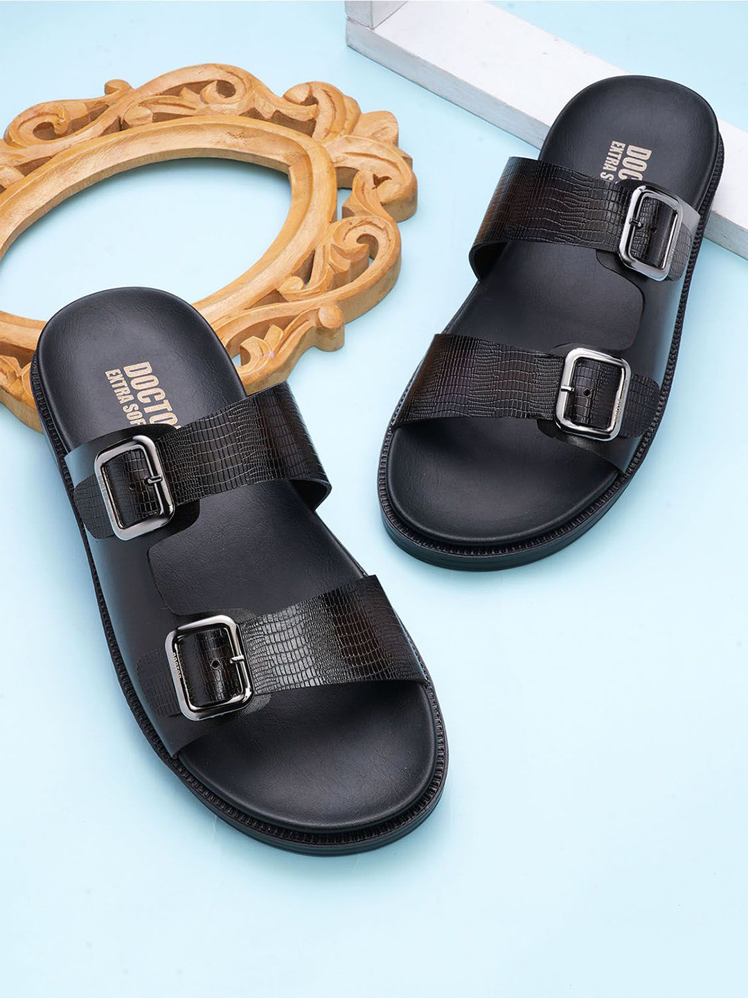 DOCTOR EXTRA SOFT Men Leather Thing Sandals