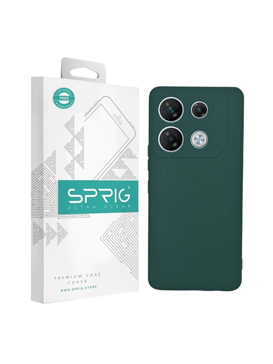 SPRIG Infinix GT 10 Pro TPU Matte Back Cover