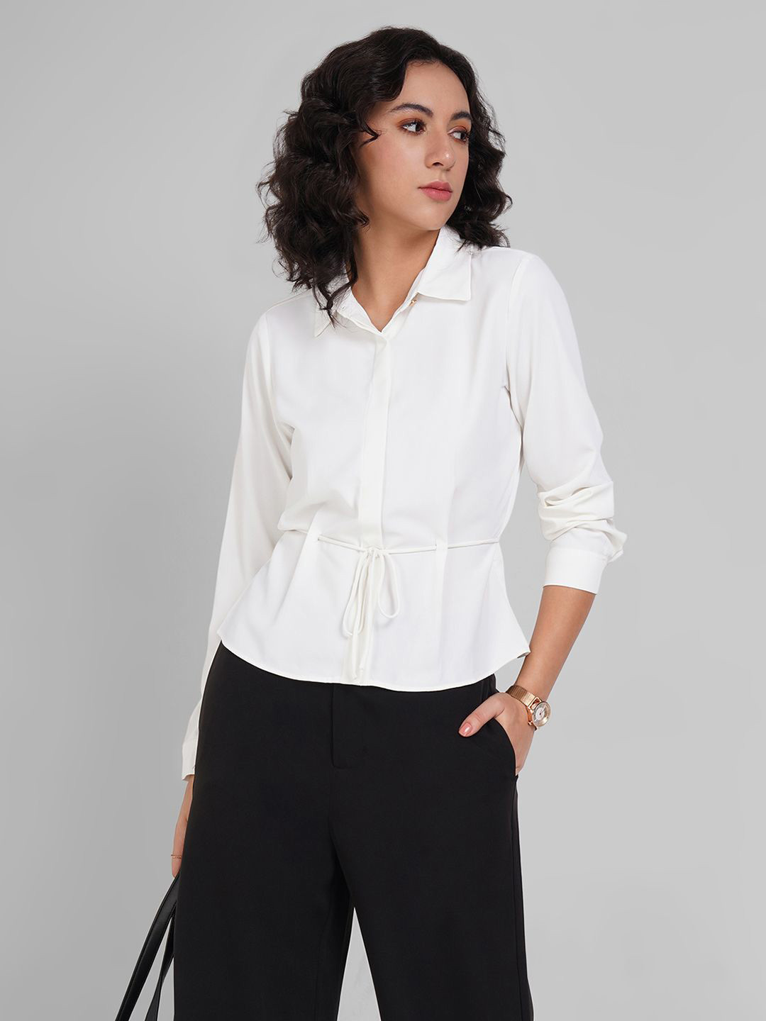 Annabelle by Pantaloons Women Shirt Style Top