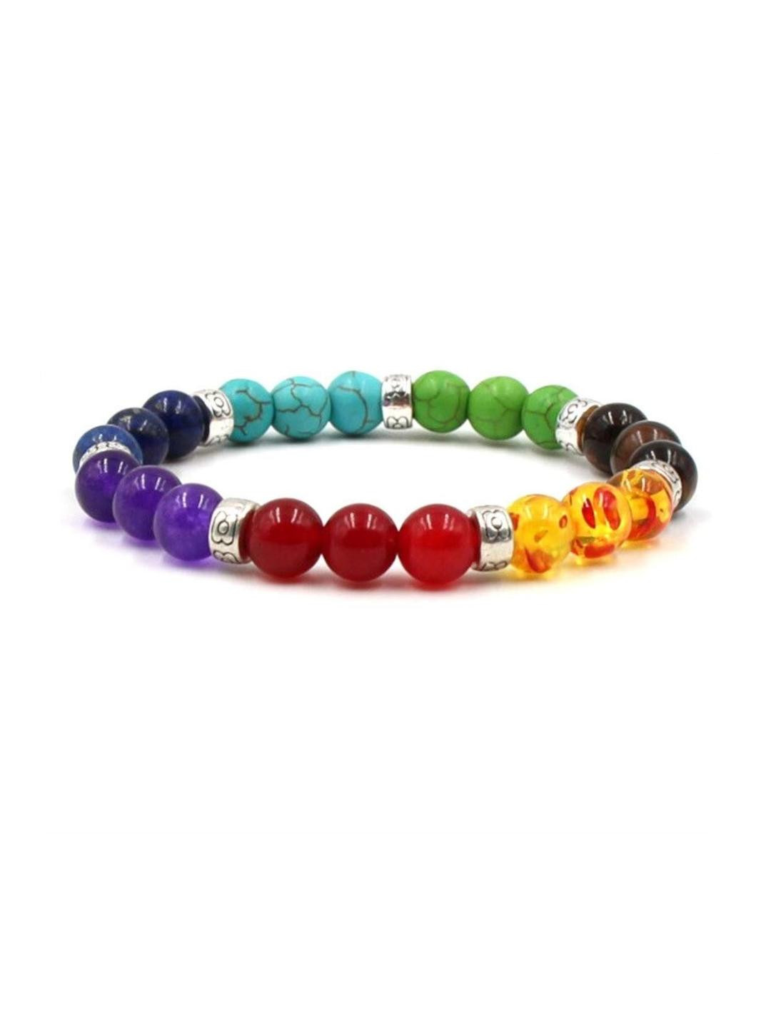 EDMIRIA Unisex Multi-Colored Crystals Bracelet