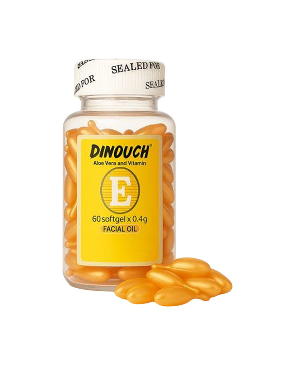 DINOUCH Vitamin E Facial Oil Soft Gel Capsules- 60 Softgel