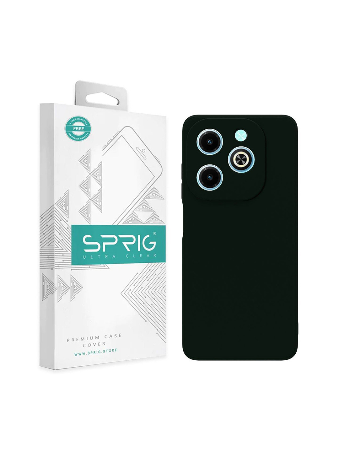 SPRIG Infinix Smart 8 Plus TPU Matte Back Cover