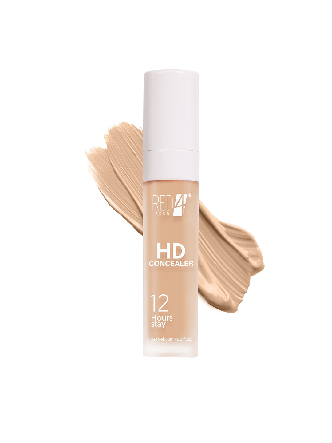 RED 4 Full Coverage HD Liquid Concealer- 8 ml- Shade- 05