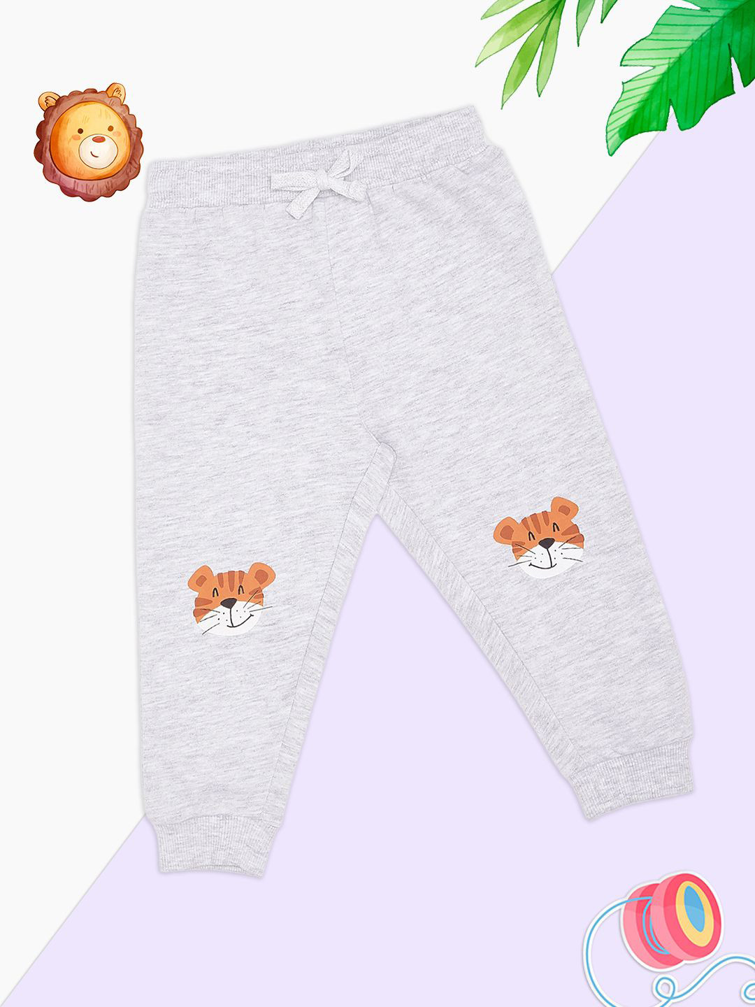 Pantaloons Junior Boys Animal Printed Cotton Jogger