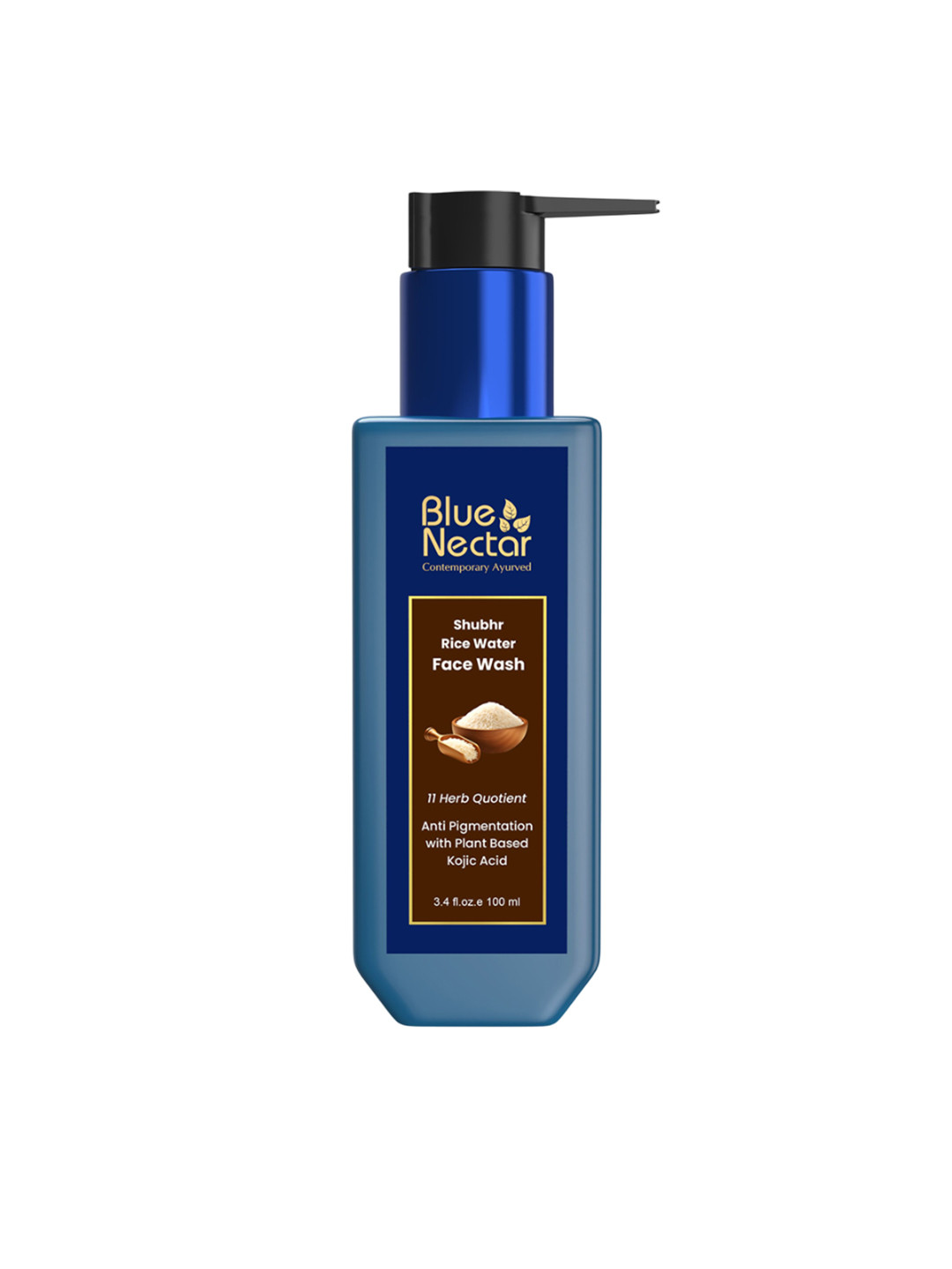 Blue Nectar Rice Water Face Wash With Kojic Acid- 100 ml