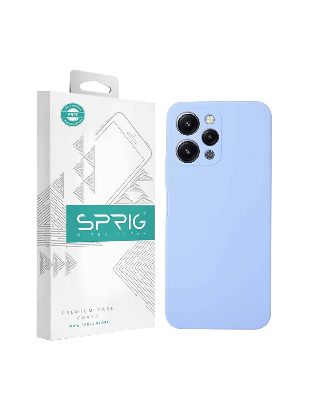 SPRIG Redmi 12 5G Liquid Silicone Back Cover