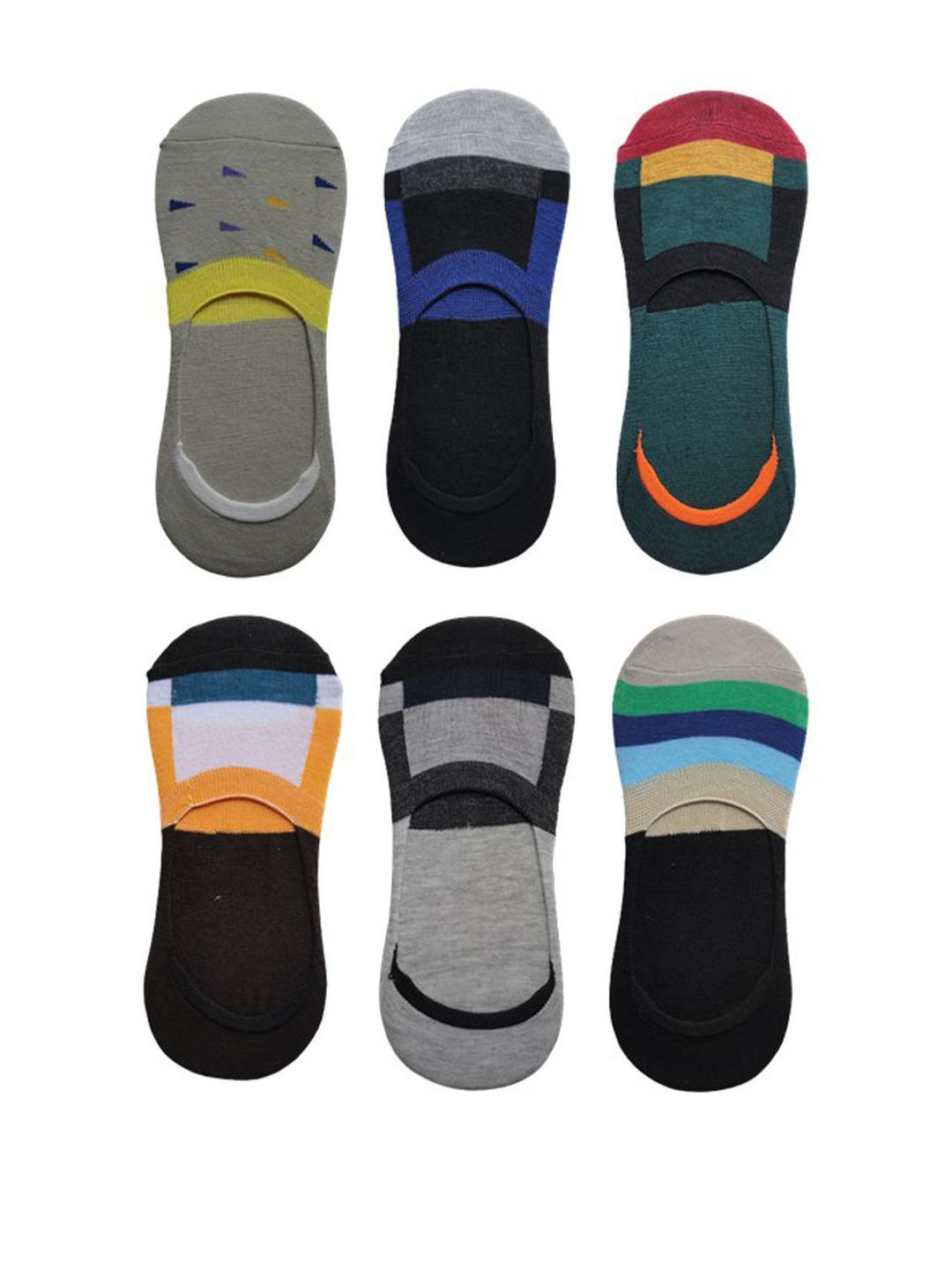 VOICI Pack of 6 No-Show Loafer Socks