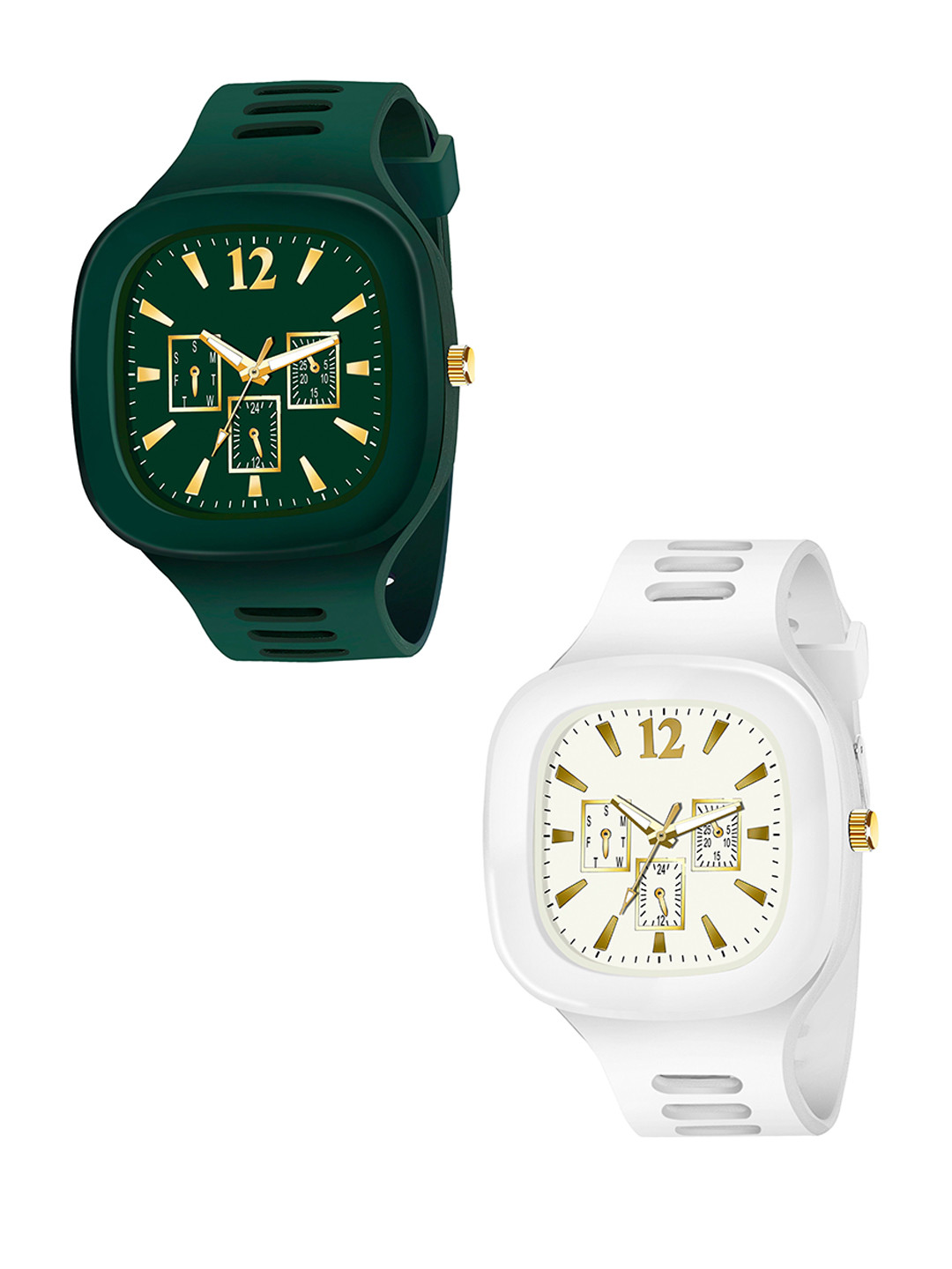 JUST LIKE Unisex Pack Of 2 Analogue Watch WATH8BCQQR2HZPUG