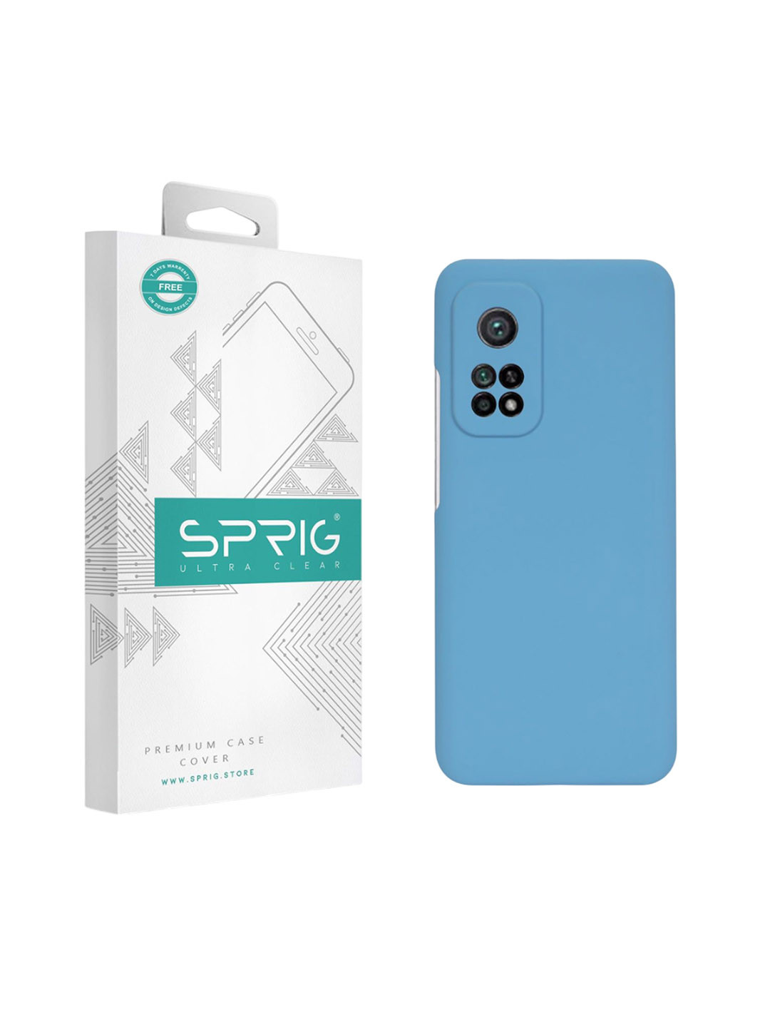 SPRIG Mi 10T Liquid Silicone Back Cover