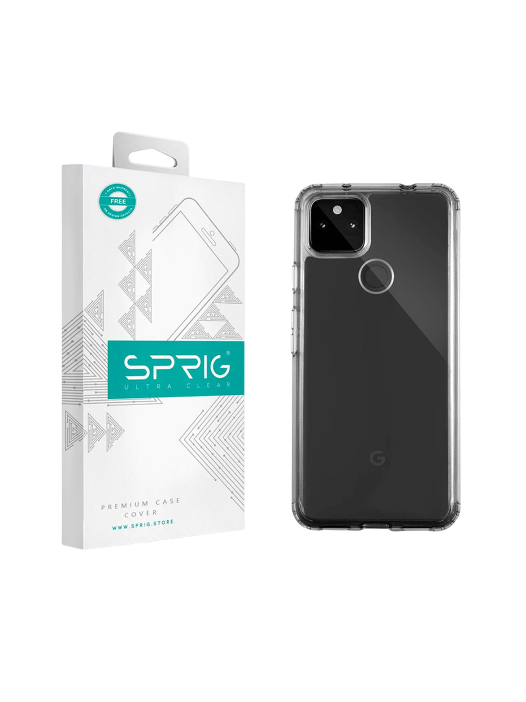 SPRIG Google Pixel 5A Bayer Transparent Back Cover
