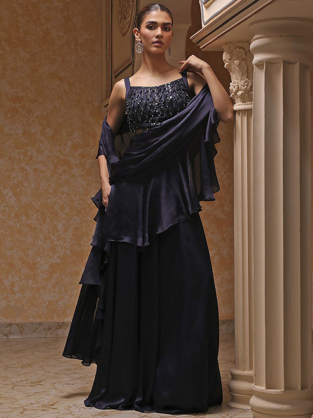 Biba Beads and Stones Saree