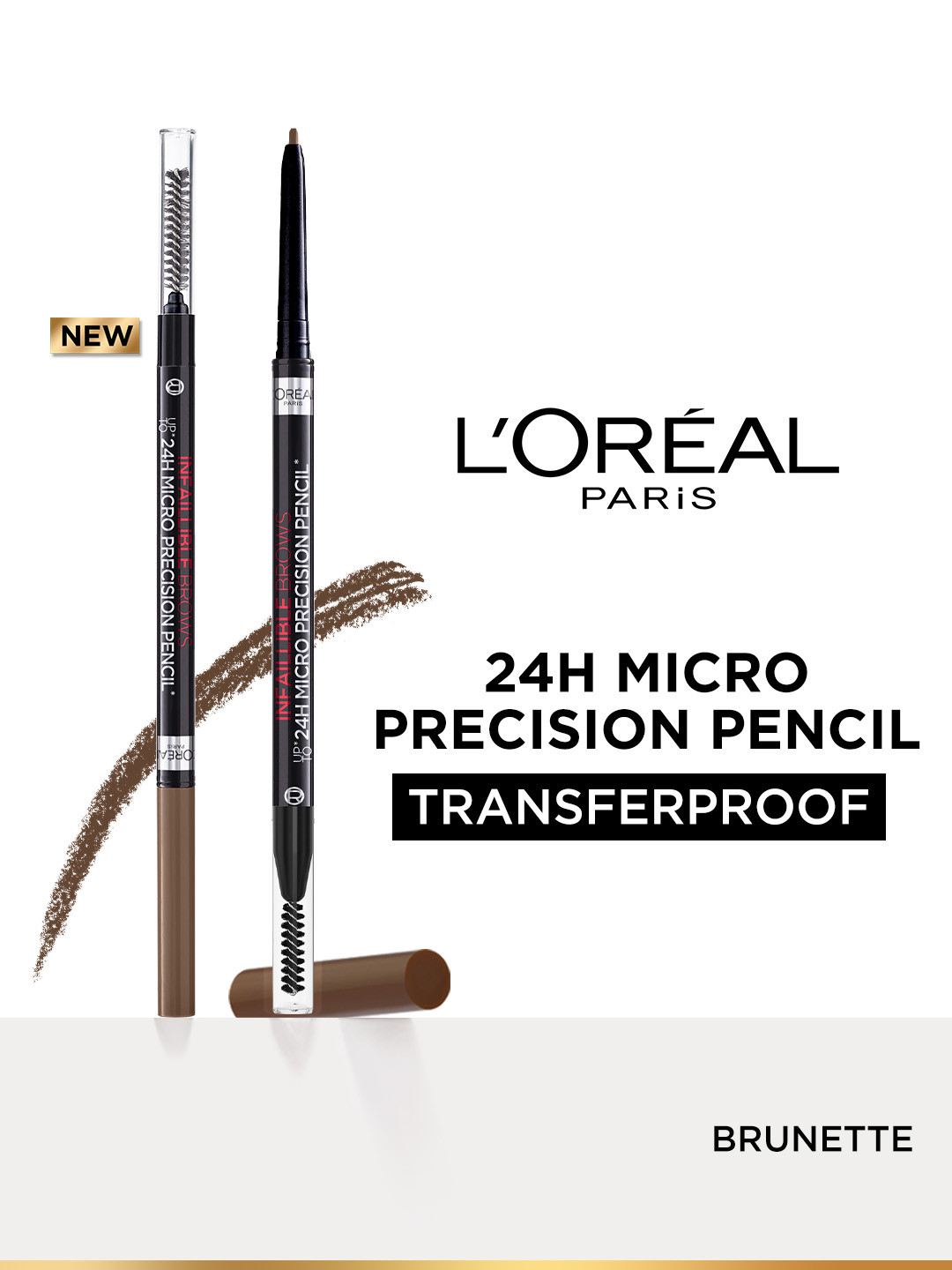 LOreal Infallible Brows Micro Precision Eyebrow Pencil 1g - Brunette 3.0