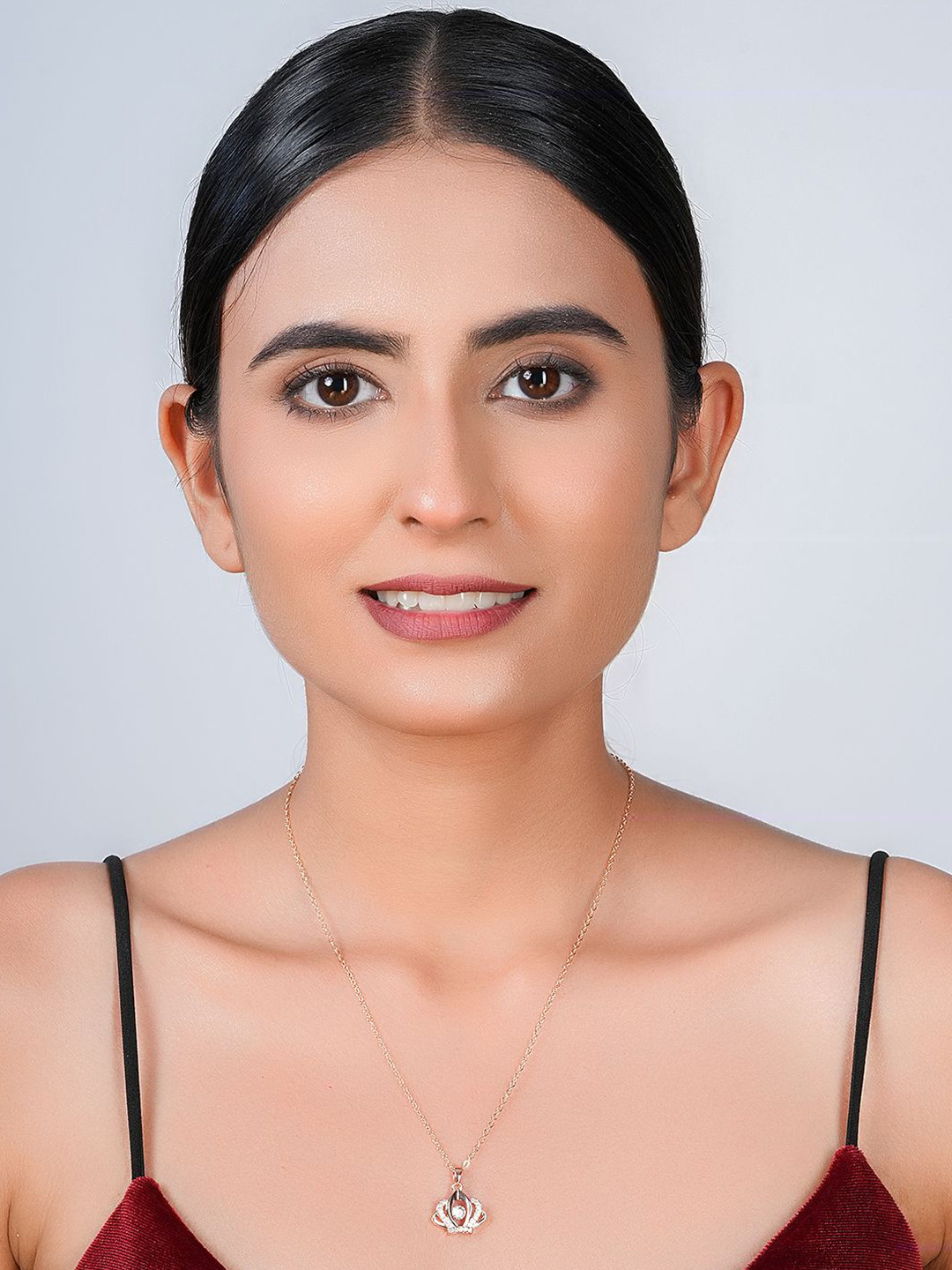 STYOLLO Rose Gold-Plated Contemporary Pendants with Chains