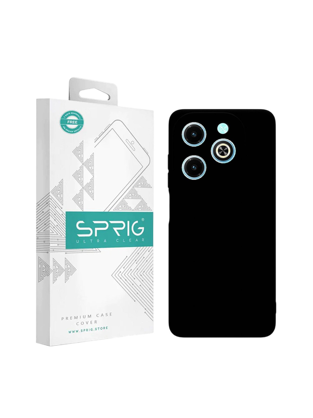 SPRIG Infinix Smart 8 Plus TPU Matte Back Cover