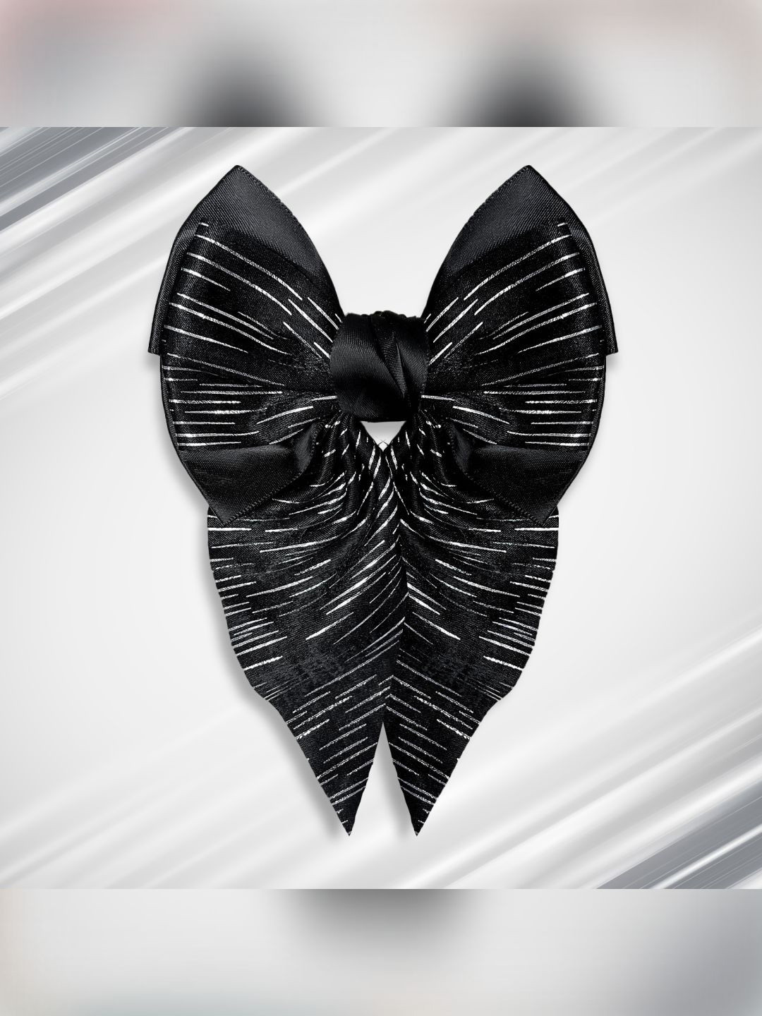 LYKAA Embellished Hair Ribbon Bow Clips