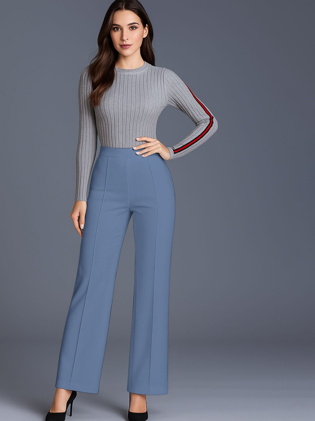 SWADESI STUFF Women Regular Fit Easy Wash Trousers