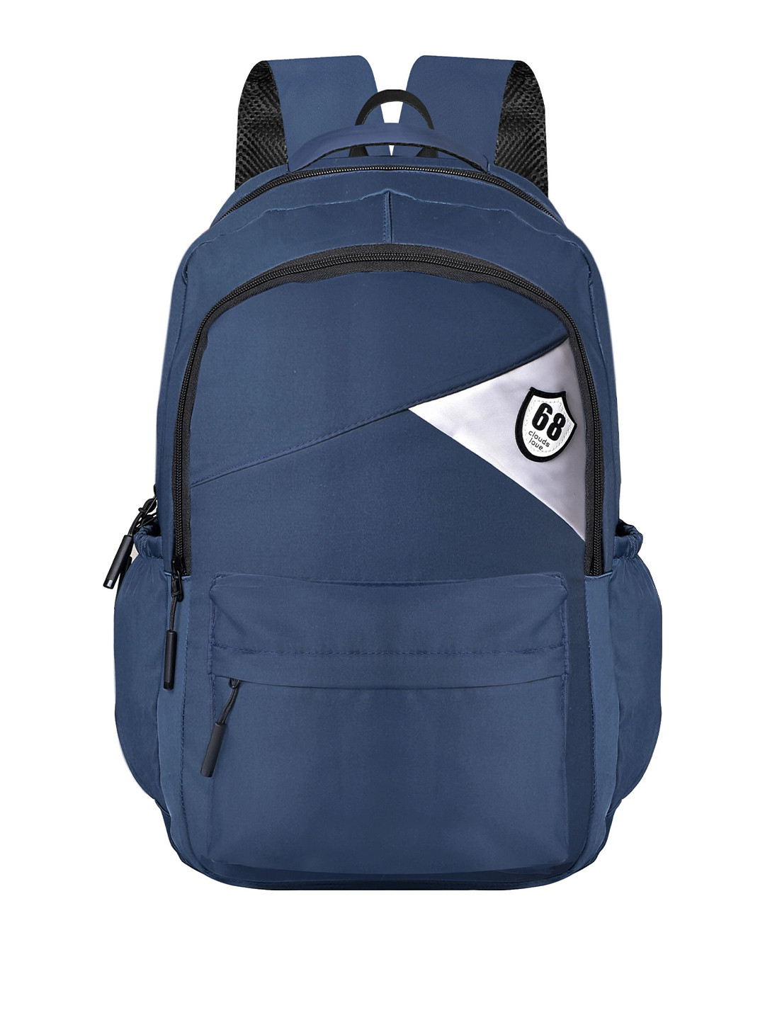 Optima Women Ergonomic Padded College Backpack with Shield Logo 68 Cloud Route Design