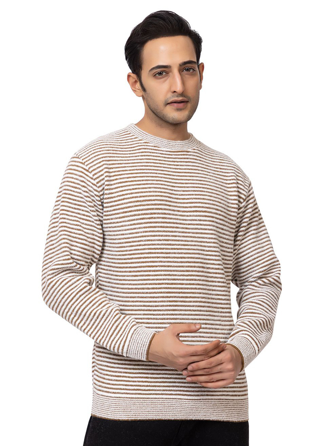 LO G LO Men Striped Pullover