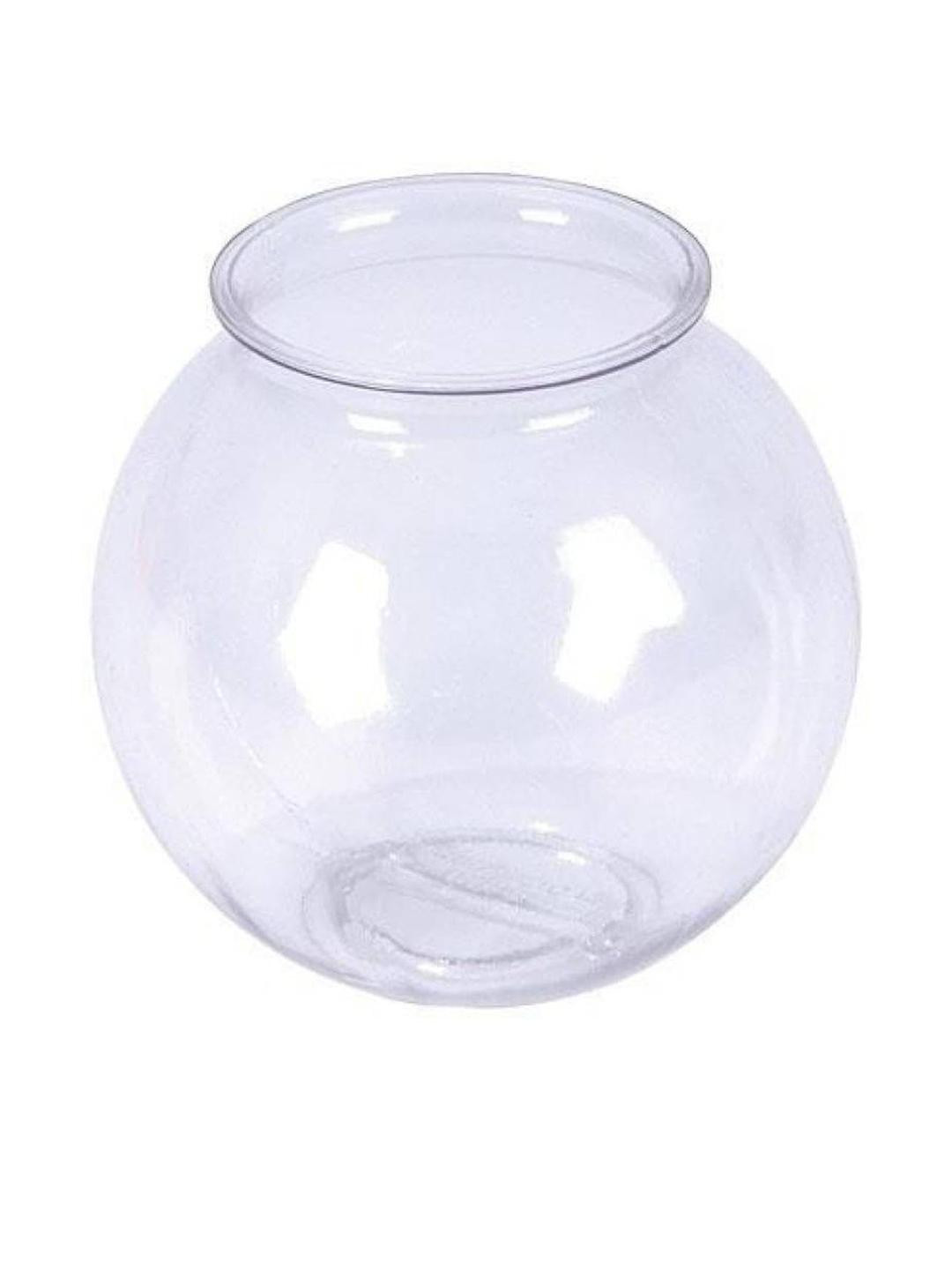 Somil Clear & Transparent Decorative Glass Fish Pot f