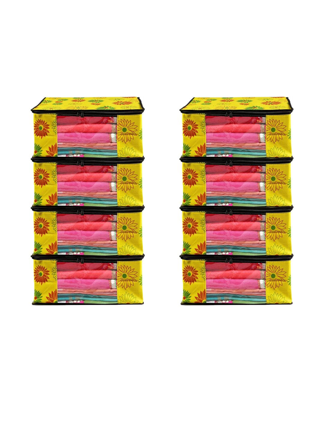 AMAK INC Yellow Fabric Multi-Utility Wardrobe Organisers