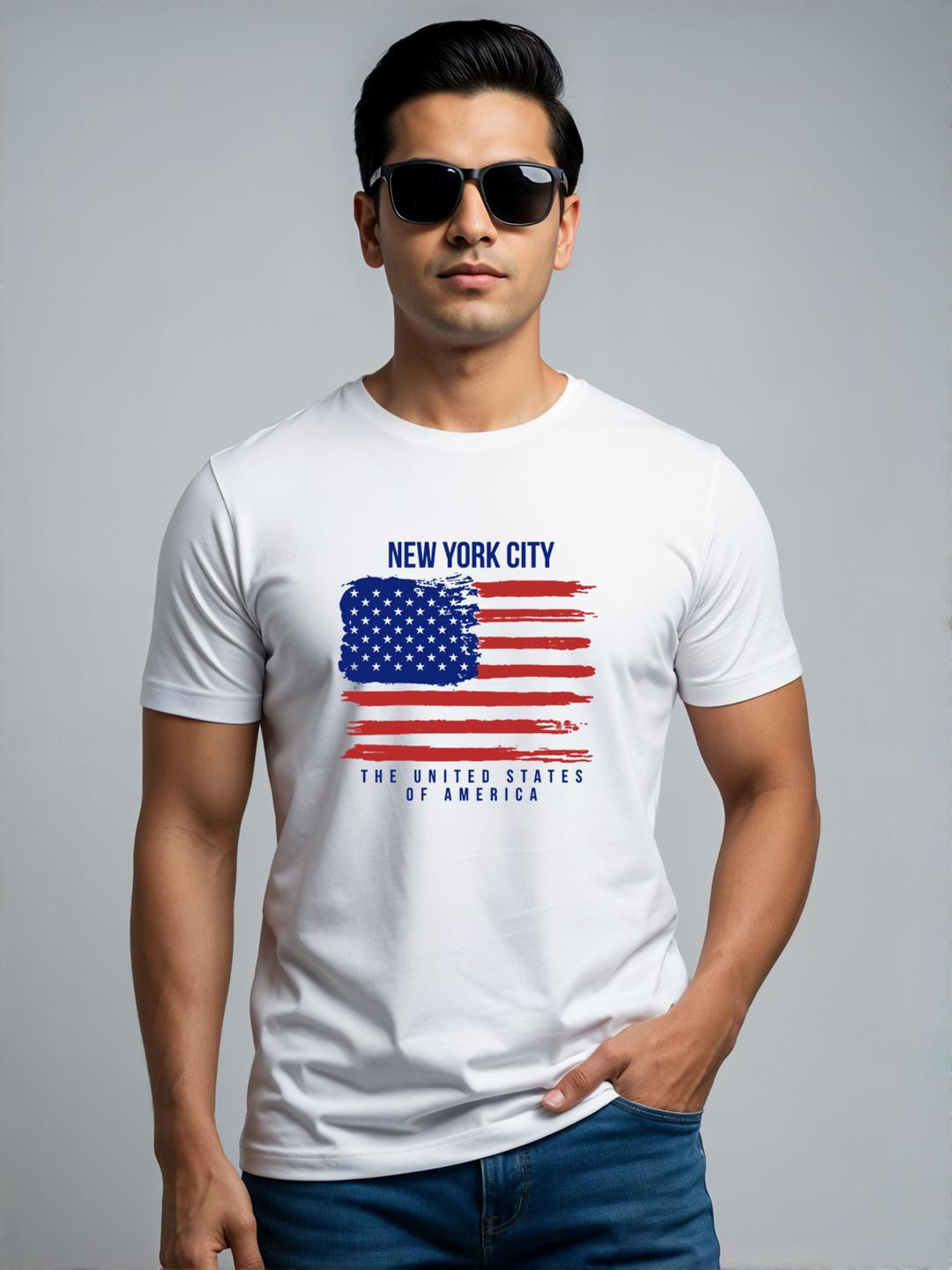 ADRO Men White Tshirts