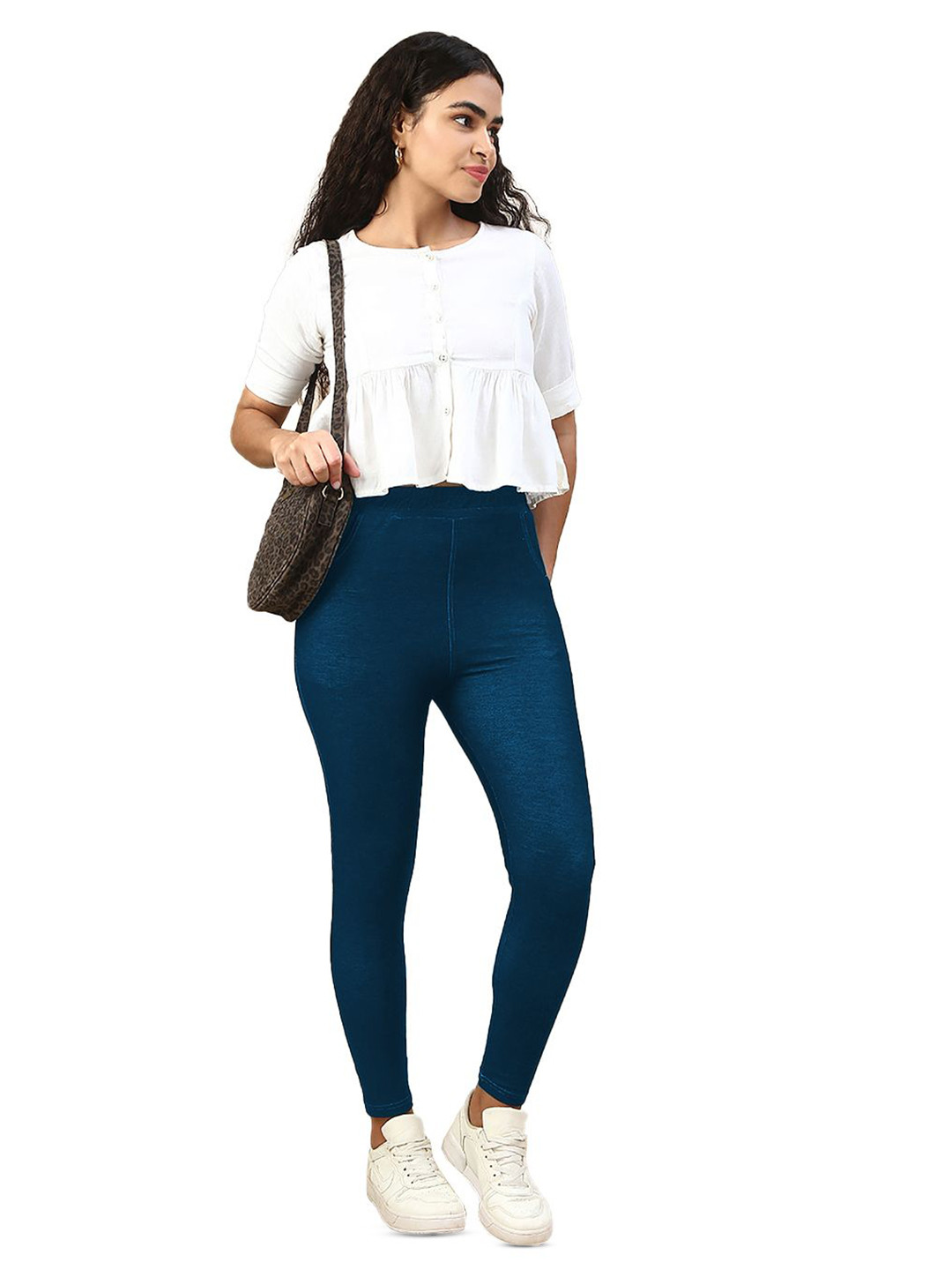 indian flower Women Skinny Fit Jeggings