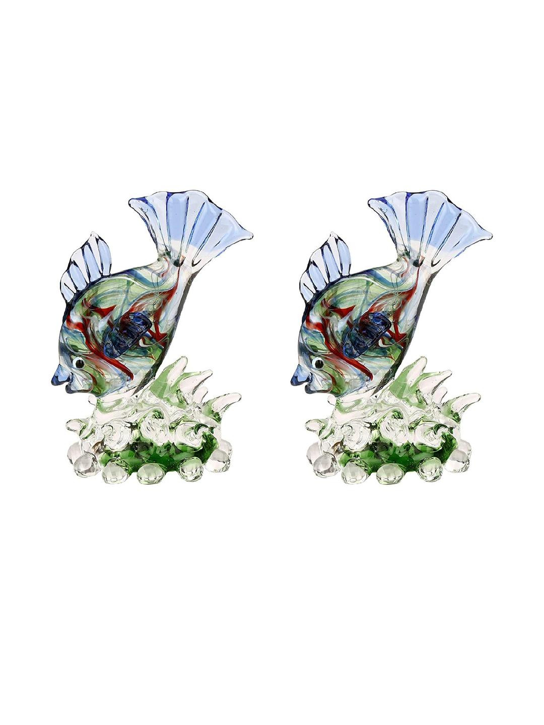 SOMIL Multicoloured  Fish Idol Showpiece for home decorative