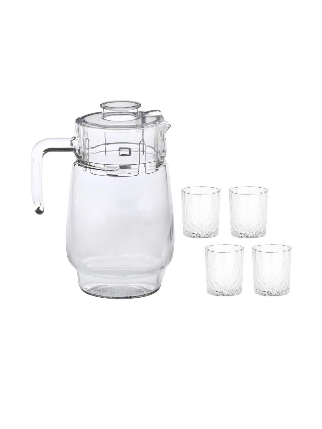 Somil Pack Of 5 Glass Water Jugs