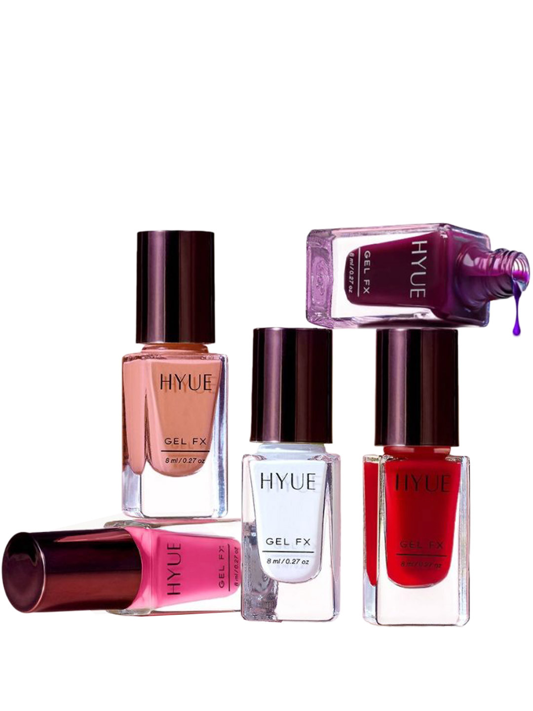 HYUE Gel Nail Paint Spring Summer Gift Set - Quick Dry and Chip Resistant - 14D Long Wear