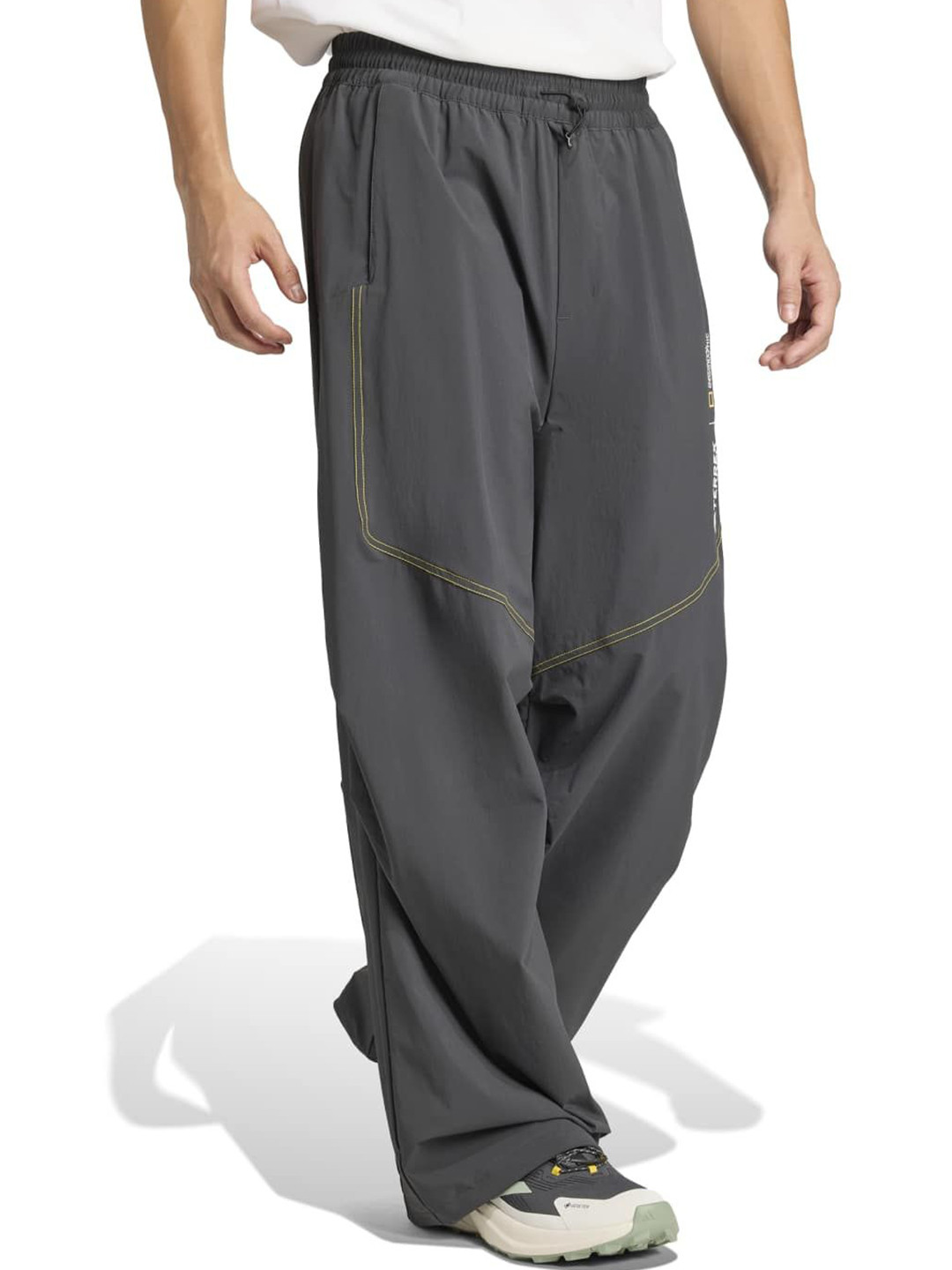 ADIDAS Augmented Reality Men Relaxed Fit Mid Rise Track Pants