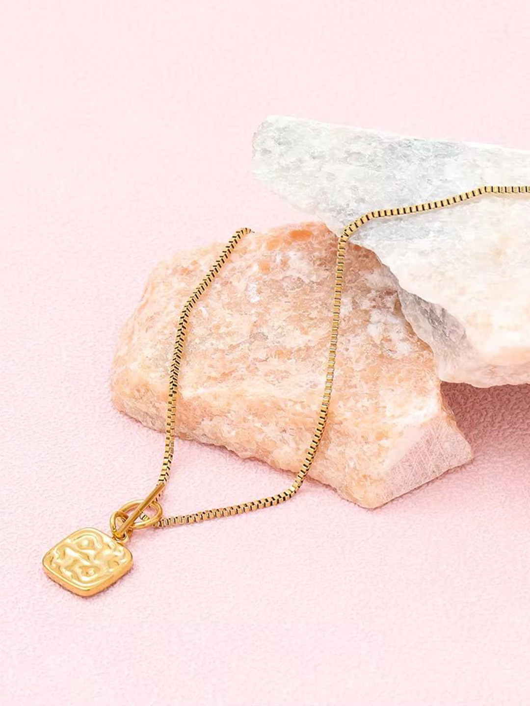 Urban Hippie Stainless Steel 18K Gold Plated Minimal Chain