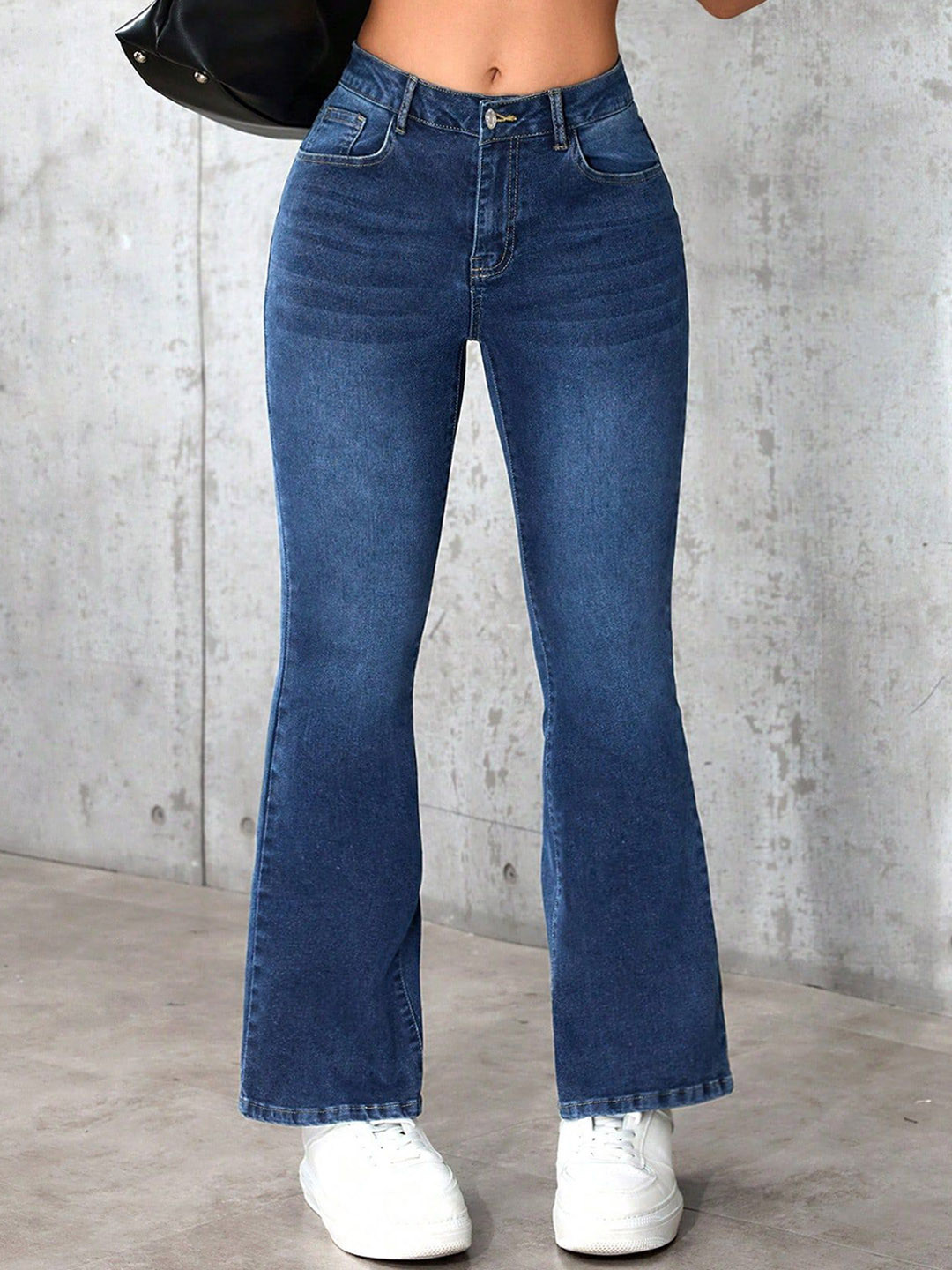 MERCEL Women Bootcut High-Rise Light Fade Stretchable Jeans