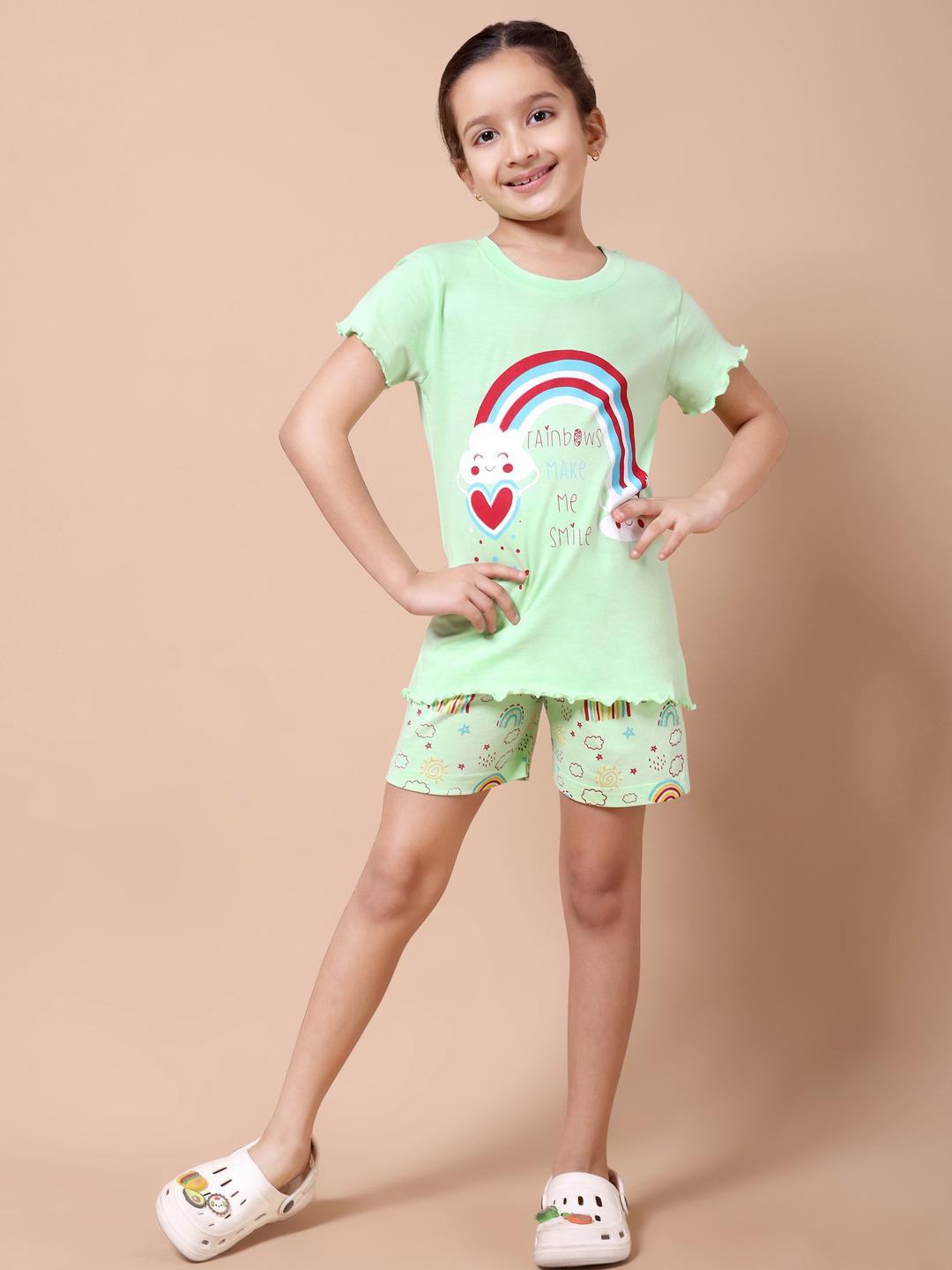 FREEZE & FROST Girls Green Clothing Set