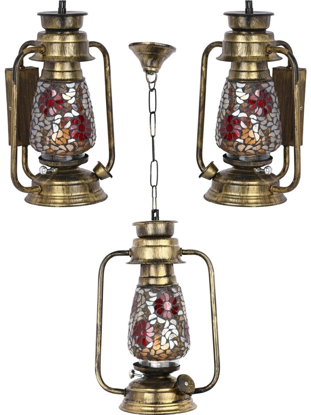 SOMIL Multicoloured Cylinder Glass Wall Lamps