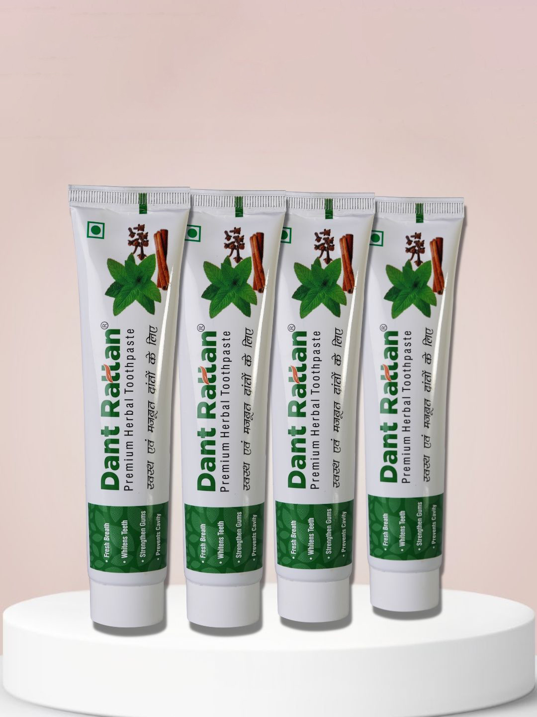 DANT RATTAN Set Of 4 Premium Toothpaste - 100 g
