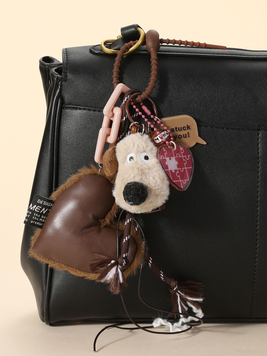 SALTY Puppy Handbag Charm Accessories