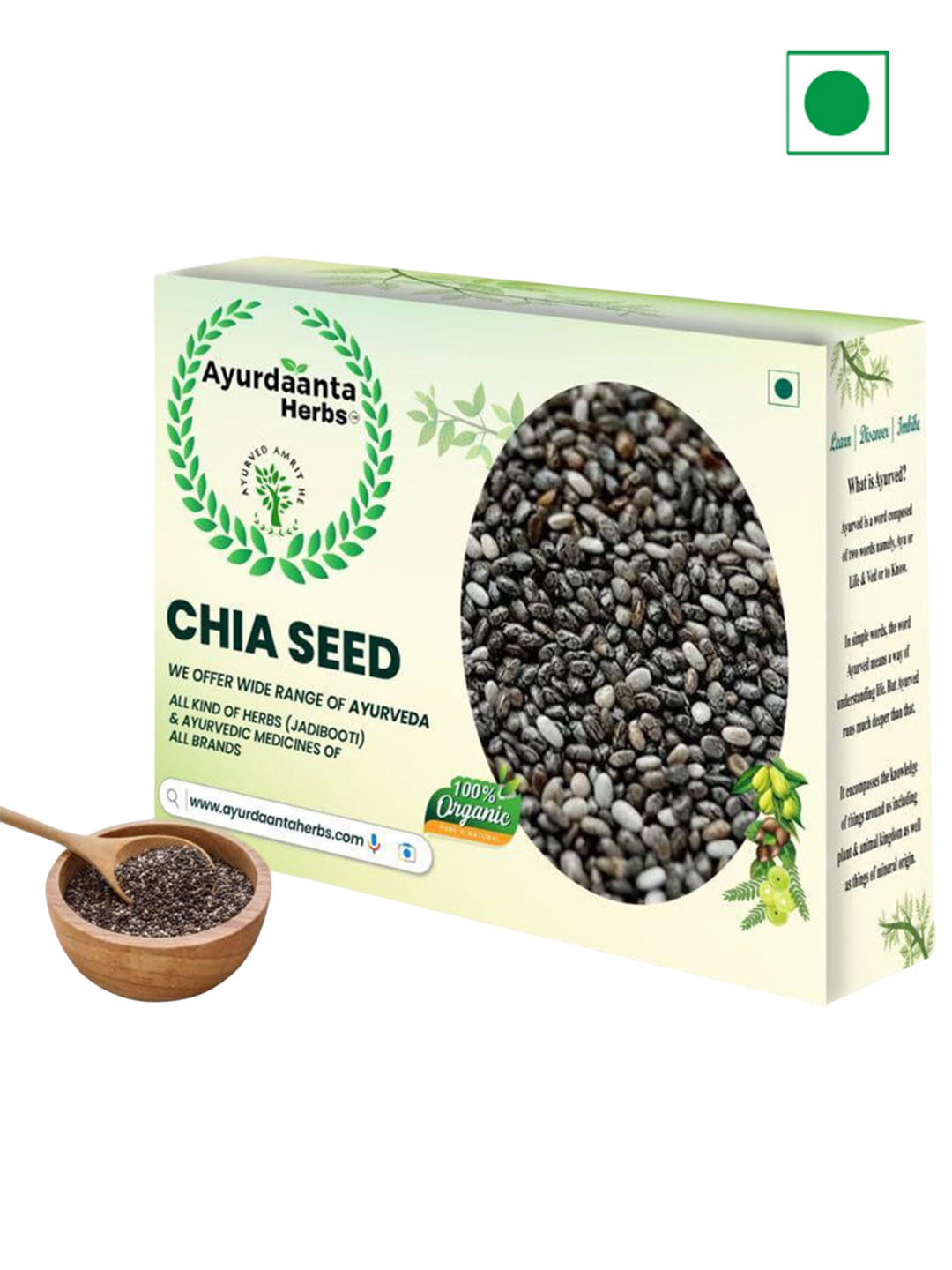 AYURDAANTA HERBS Chia Seed - 200 g