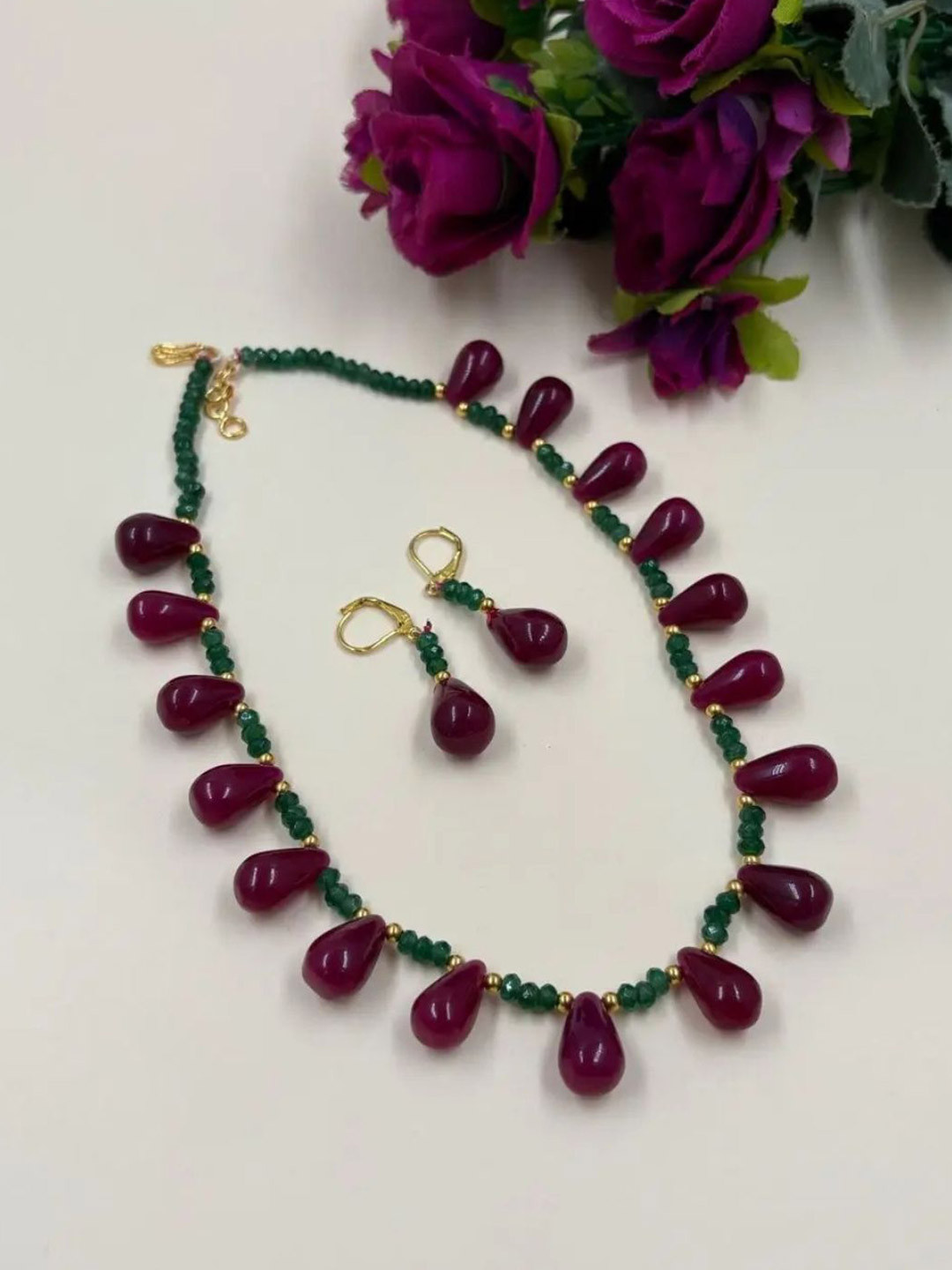 Gehna By  Beadazzled Beads Jewelry Set