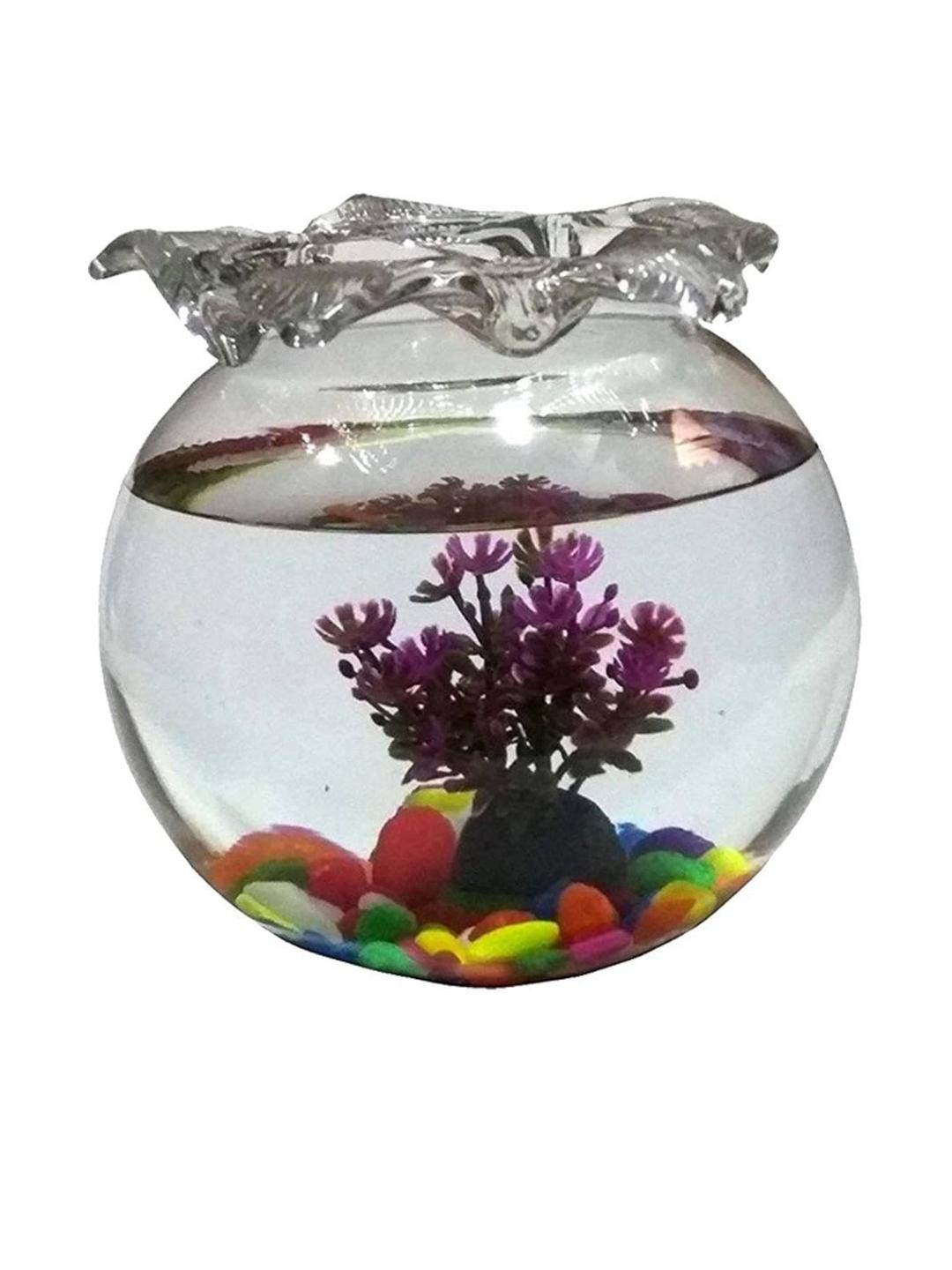 Somil Transparent Glass Decorative Bowl