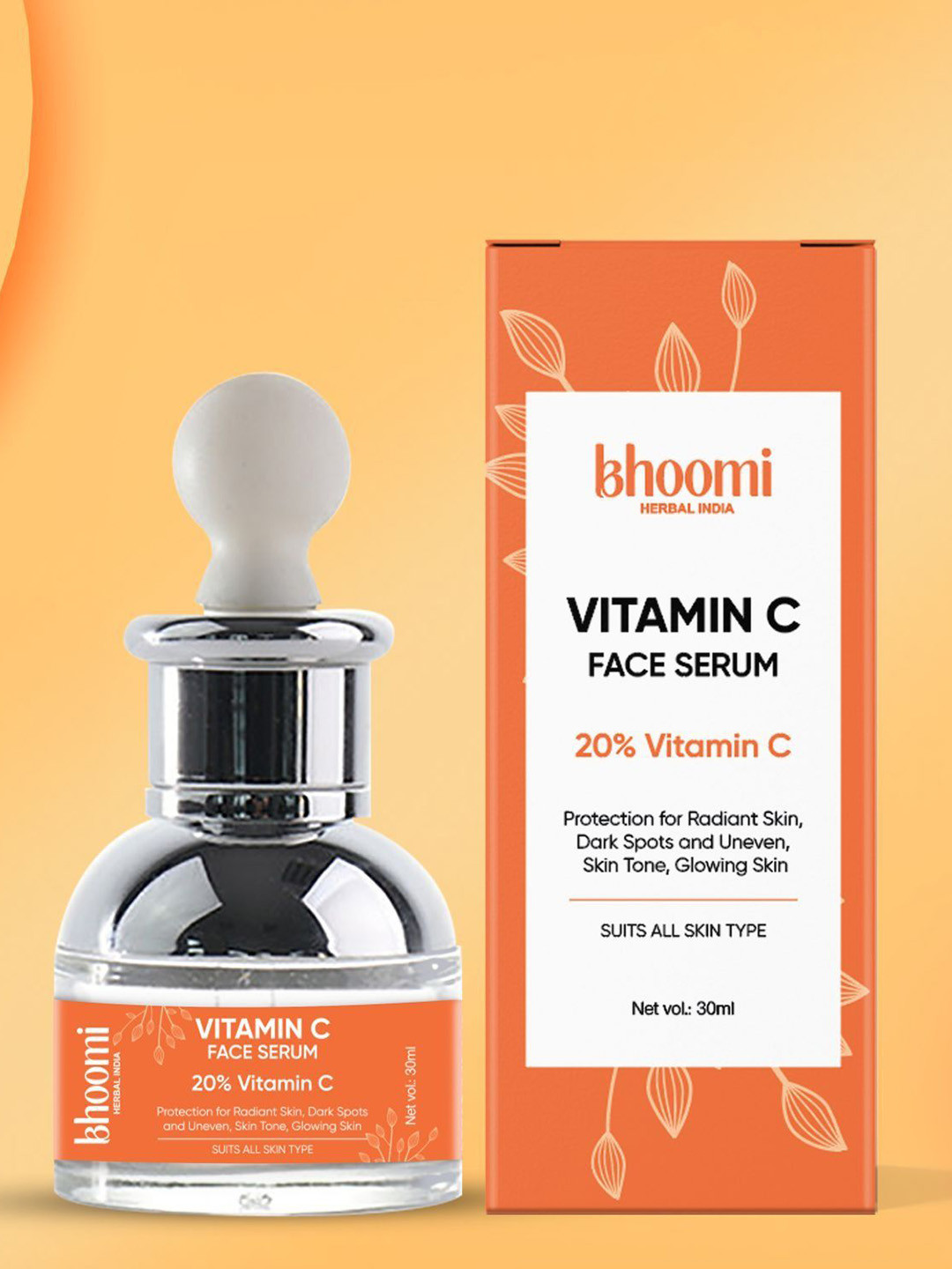 BHOOMI HERBAL INDIA Vitamin C Face Serum- 30 ml
