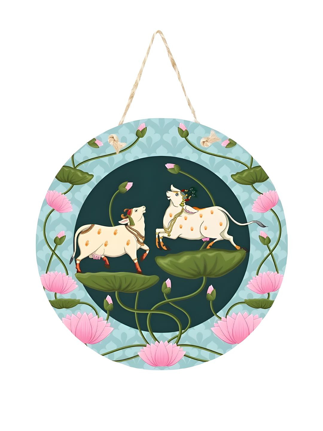 Unihouse Wooden Ethnic Motif Wall Hanging