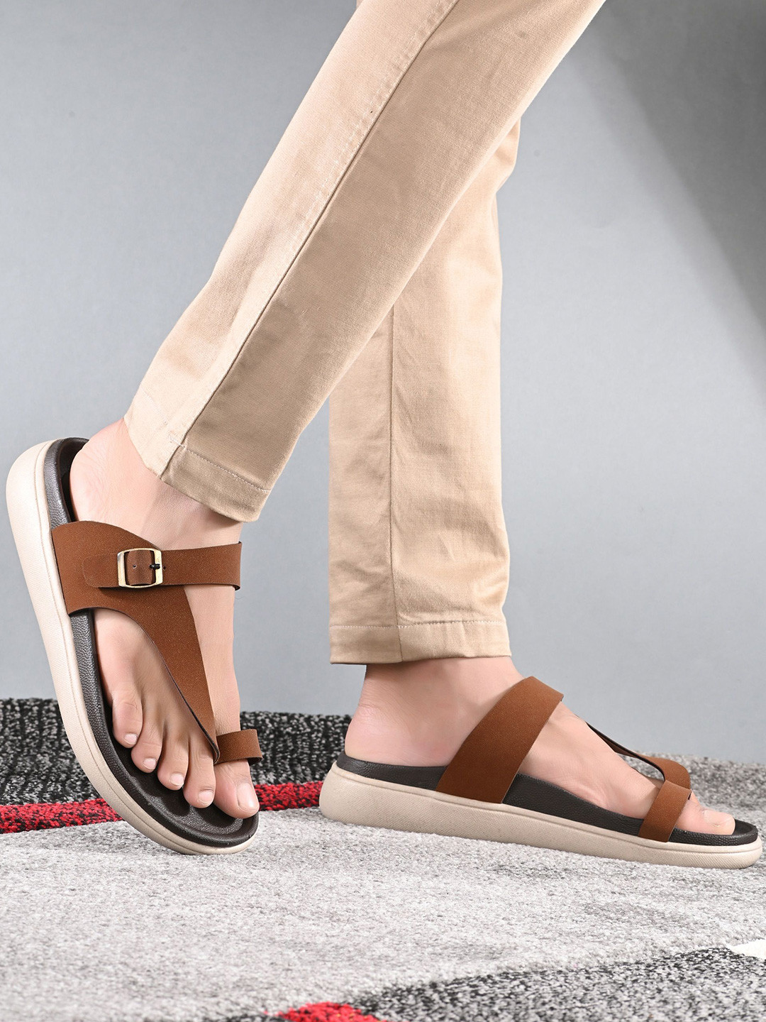 ARIVO Men Comfort Sandals With Buckle