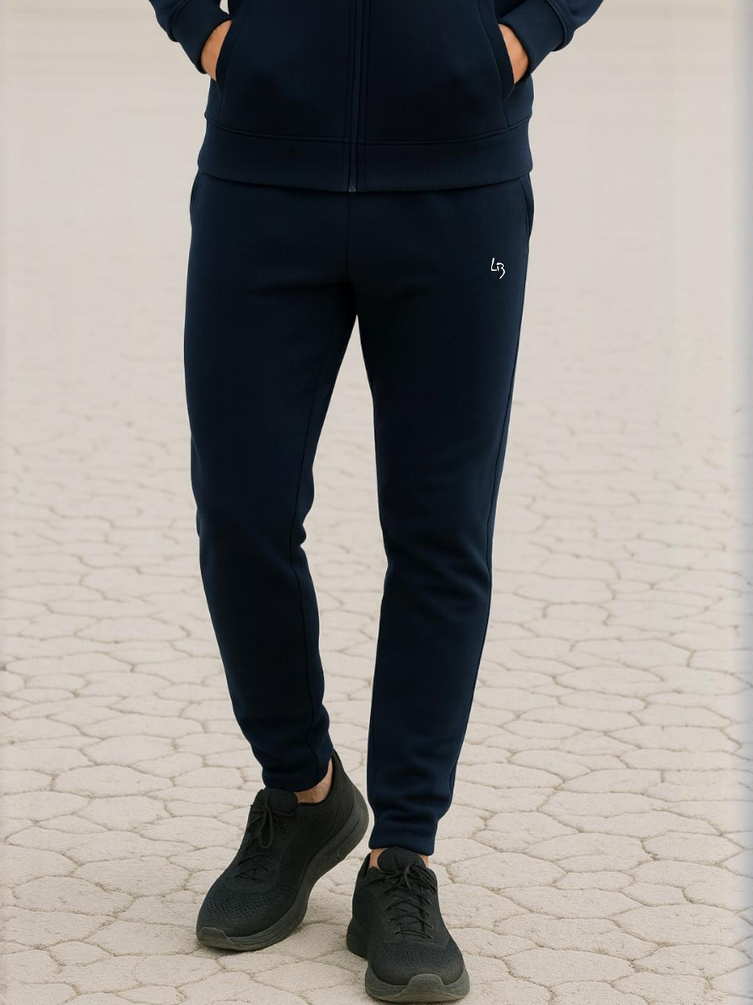 LEE BONEE Men Solid Winter Track Pant