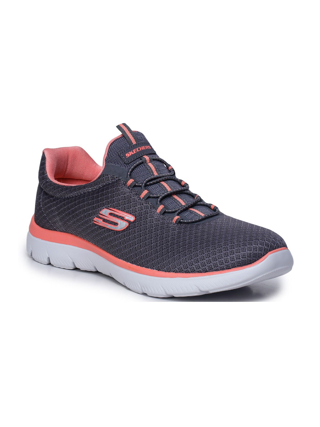 Skechers Summits Women Mesh Lace-Ups Running Sports Shoes