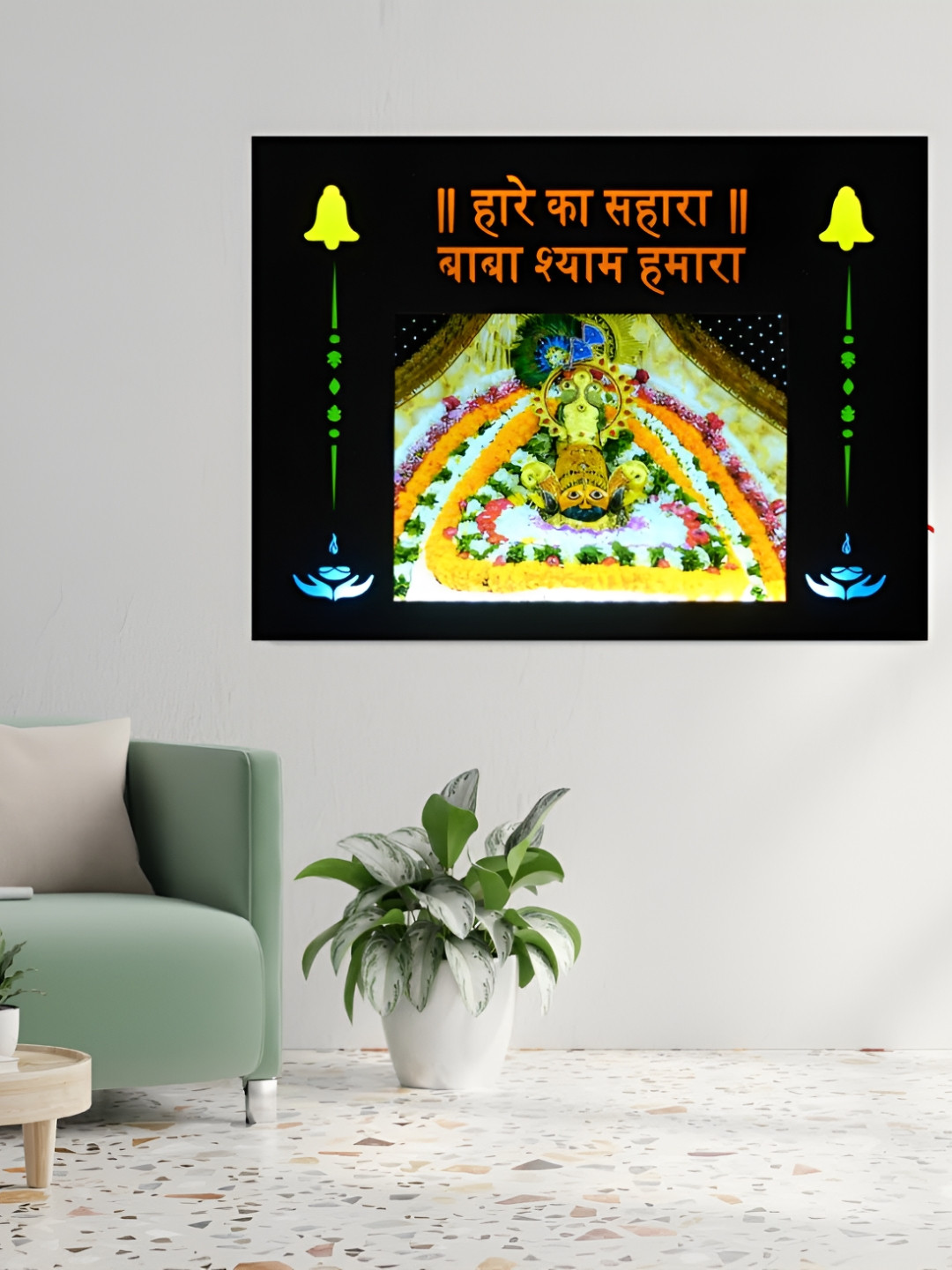 SHRI KHATU SHYAM CREATION Single Piece Religious Wall Photographs