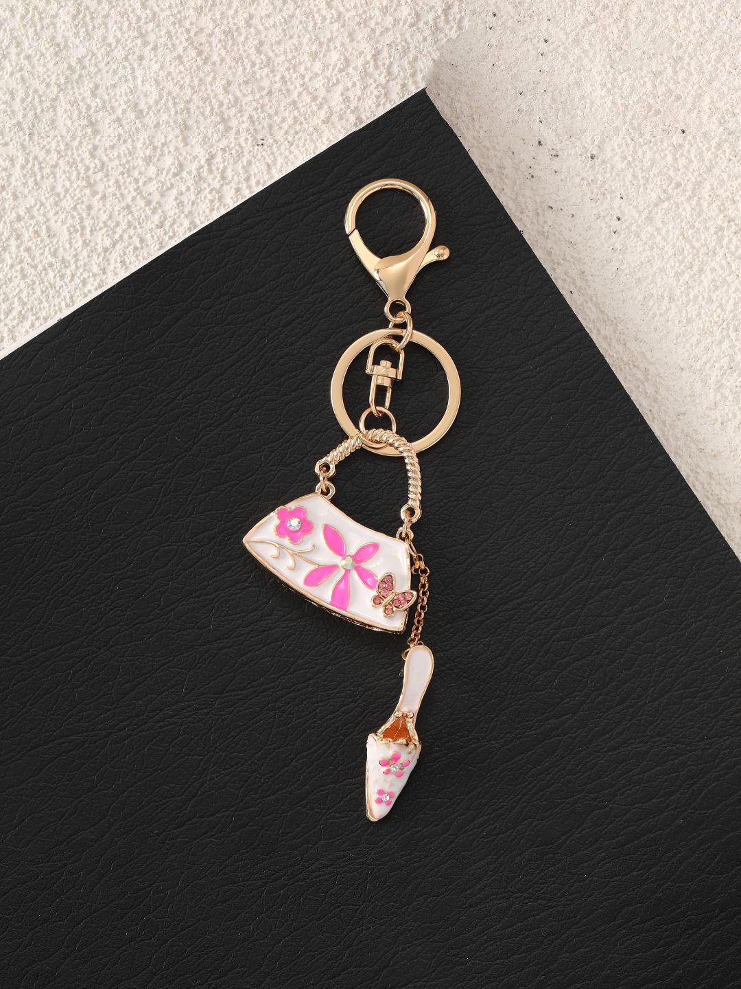 SALTY Floral Themed Bag Charm