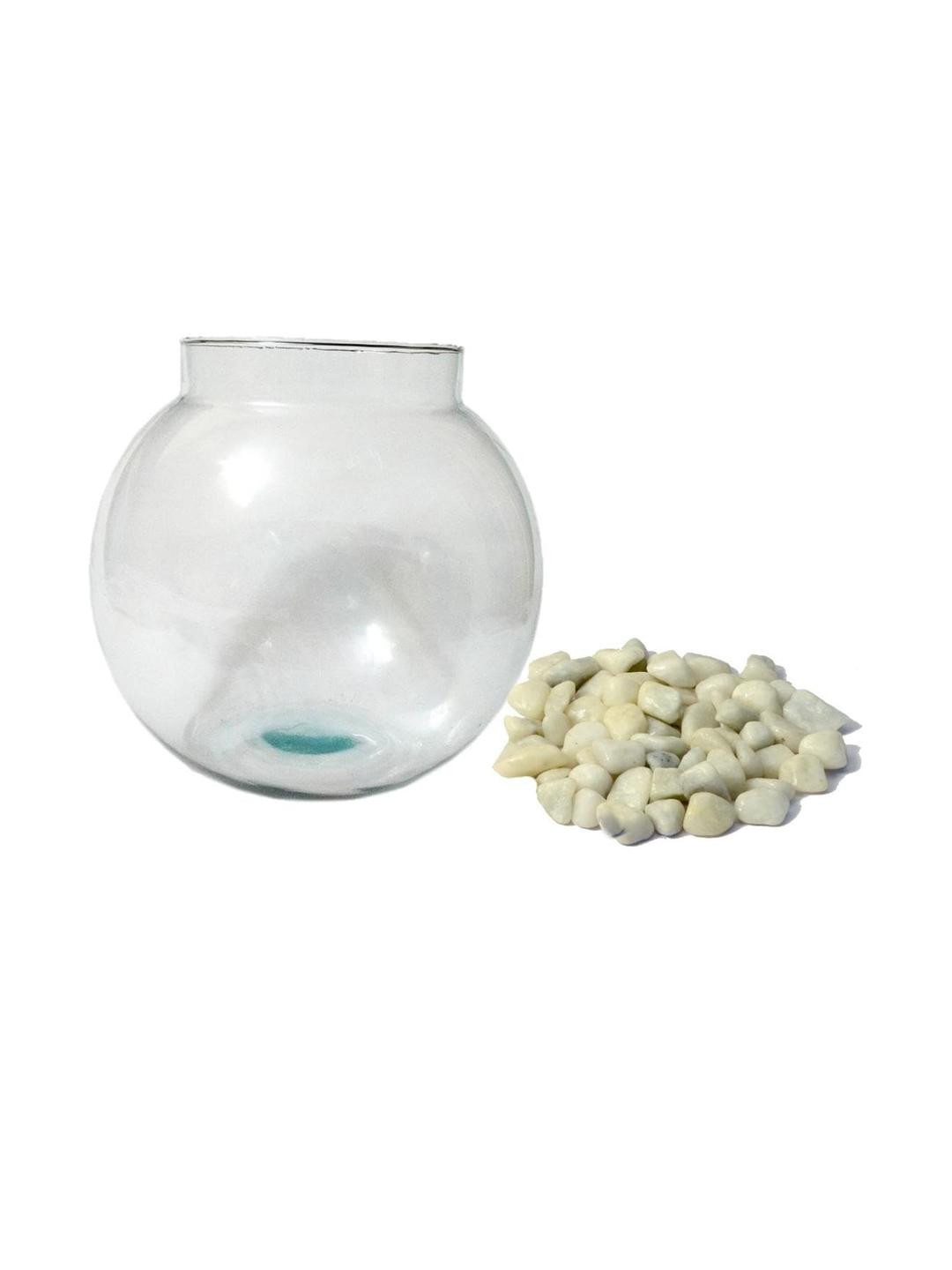 Somil Round Decorative Glass Fish Pot