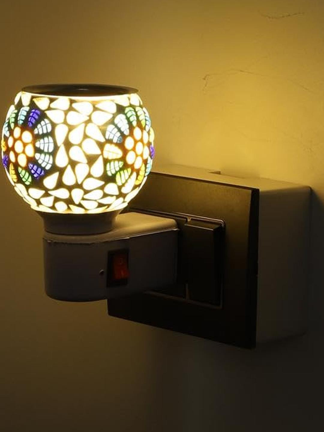 Somil Electric Camphor Diffuser & Night Lamp With Aroma & Bakhoor Burner