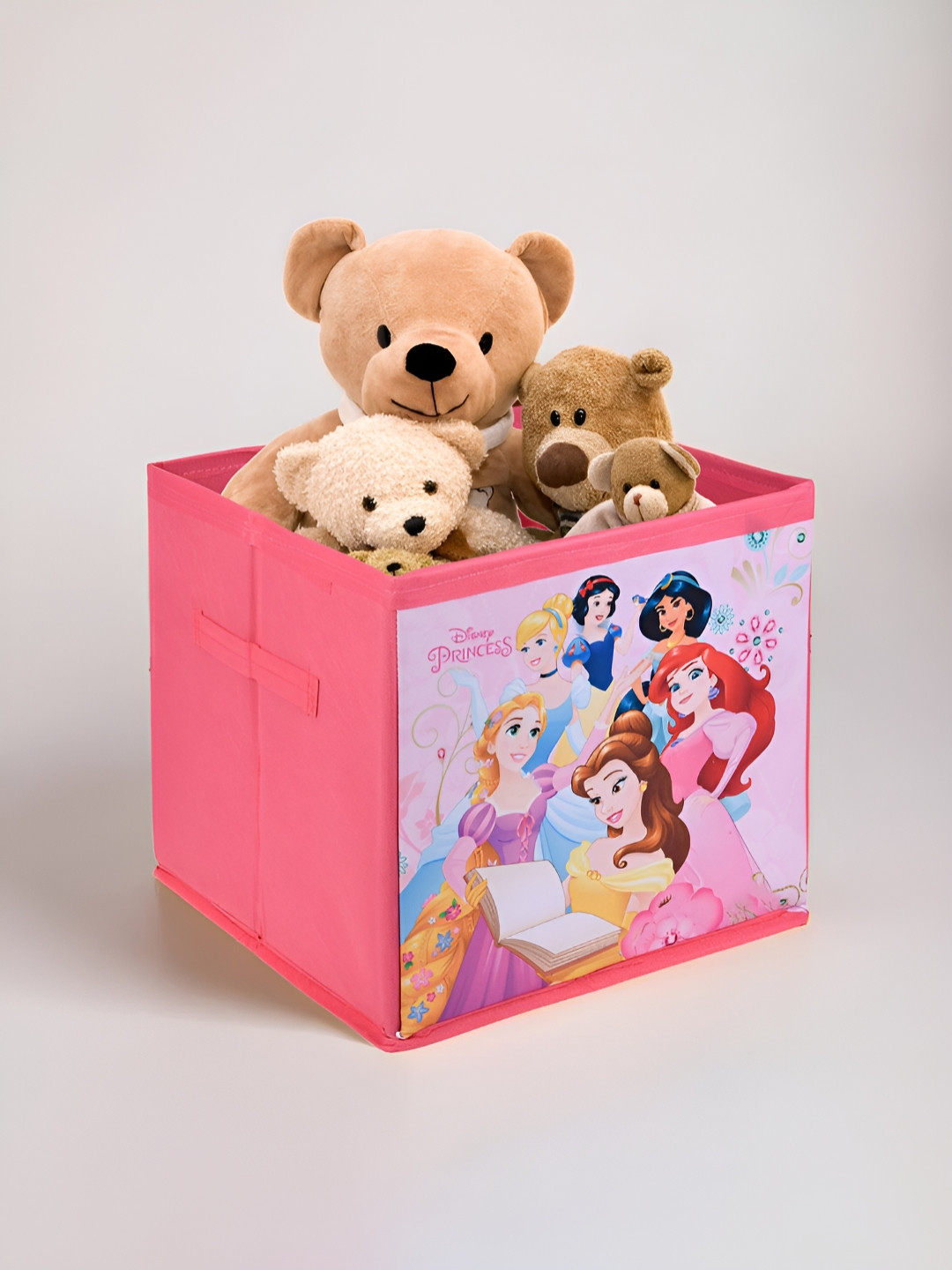 YK Pink & Blue Disney Princess Printed Multi-Utility Organiser